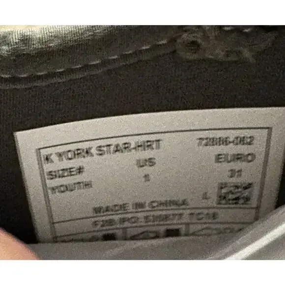 Bogs Youth York Star Heart Mid Calf Grey Pull On Rubber Rain Boots Sz 1 - Picture 8 of 9